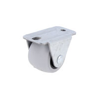 Kółko meblowe rolka stała prosta gumowana fi29 szara h-33mm