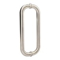 Pochwyt drzwiowy OVAL fi25x475mm stal nierdz. szczotkowana