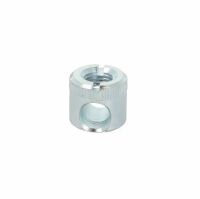 Złącze meblowe SYSTEM S cylinder fi15x13,5mm jasny ocynk