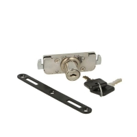 Zamek żaluzjowy VERTI 18x22mm z metalową płytką