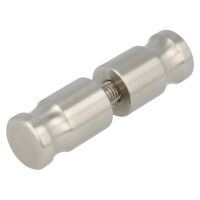 Gałka do kabin toaletowych WC fi25x40mm SS304