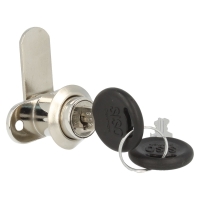 Zamek krzywkowy do płyty SISO X5250 16,5x20mm CAM08 jeden numer klucza D20 chrom CK