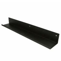 Półka do lameli ściennych stalowa 600x101x75mm czarny mat ACU