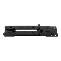 Łącznik meblowy do sofy 210mm LONGER czarny