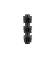Łącznik przegrody szuflady 4-stronny 60mm, szary