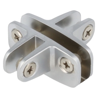Łącznik szkła PASSION 4 90st 4-6mm zamknięty aluminium