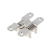Zawias do blatów składanych stołu VICI 65x13mm 180st z mosiądzu nikiel