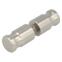 Gałka do kabin toaletowych WC fi25x40mm SS304