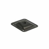 Mocowanie nóg meblowych M8 kątowe 10st 66x58mm czarny WZMOCNIONE