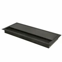 Przepust kablowy FORRO 276x120x25,7mm aluminium czarny