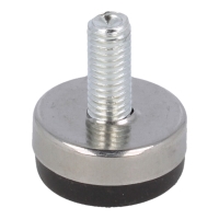 Stopka meblowa TITAN M8x18mm fi27czarna/ocynk