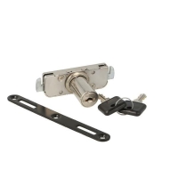 Zamek żaluzjowy VERTI 18x32mm z metalową płytką