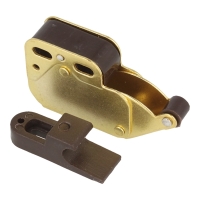 Zatrzask meblowy sprężynowy MINI LATCH brązowy
