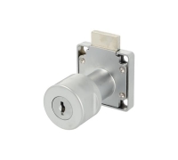 Zamek X850 fi19x22mm z gałką, Master J11, wykończenie aluminium