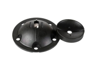 Mocowanie nóg meblowych MINI TWISTER fi85x24mm z regulacją kąta nogi SS304 czarny
