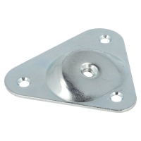 Łącznik nogi/kąt 15 stopni/ocynk/95x18mm