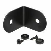 Kątownik do kabin toaletowych WC 52x40x2mm SS304 czarny