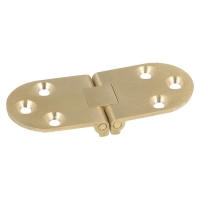 Zawias stołu 30x72x2mm mosiądz szczot.