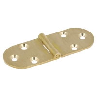 Zawias FLAP 30x80x2mm mosiądz szczotkowany