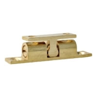 Zatrzask kulkowy podwójny z mosiądzu 43x8mm mosiądz