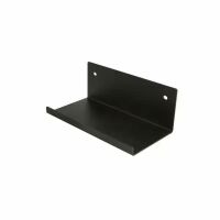 Półka do lameli ściennych stalowa 200x101x75mm czarny mat ACU