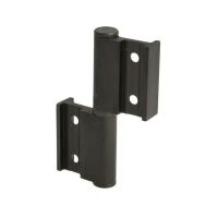 Zawias do kabin toaletowych NINA WC SISO prawy aluminium czarny