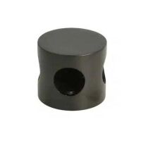 Łącznik rur "T" 3-stronny fi19mm SS304 czarny