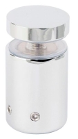 Łącznik nakładany szkło-pręt wspornik aluminium