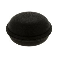 Odbojnik ścienny samoprzylepny MACARON fi34x19mm licorice