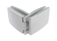 Zawias do drzwi szklanych 4-6mm SQUARE SEE-ME szkło-szkło aluminium