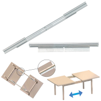 Prowadnica stołu 9097-B, Maks. wkładka: 397mm, Po rozłożeniu: 895mm/Cena za pare