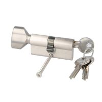 Wkładka patent gałka 62mm (26+10+26mm) stal szczotkowana