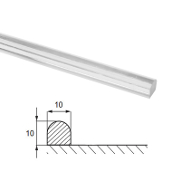 Profil progowy do kabin pryszn. 10mm/2,4
