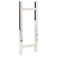 Pochwyt drzwiowy Sava 19x19x350mm stal nierdz. polerowany rozstaw: 250mm