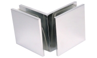 Łącznik szkło/szkło BERN 90st aluminium