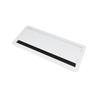 Przepust kablowy LEO 300x127x27mm biały z cichym domykiem