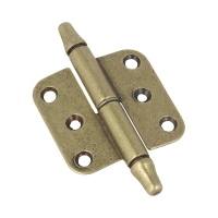  Zawias splatany RETRO/fi8x72mm/lewy/stare złoto