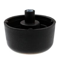 Stopka meblowa regulowana fi50 h27-36mm czarna