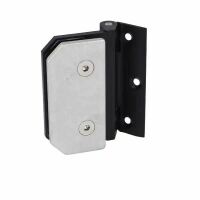 Zawias szkła RIGA 6-10mm ściana/szkło czarny