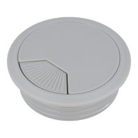Przepust plastik fi80x21mm  szary