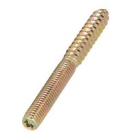 Śruba dwugwintowa M8x70mm TORX żółty ocynk