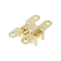 Zawias do blatów składanych stołu VICI 65x13mm 180st z mosiądzu złoty