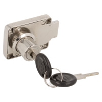 Zamek meblowy SISO  X950 19x22mm Master J12 szeroki 35mm chrom CK