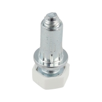 Stopka meblowa PIK z mufą M6x22mm/fi12m/biała