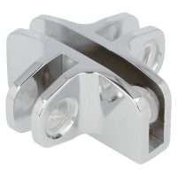 Łącznik szkła MAXI 90-4 przelot 4-6mm chrom