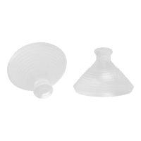 Przyssawka szkła fi20x10mm przezr. plastik