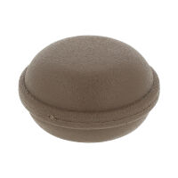 Odbojnik ścienny samoprzylepny MACARON fi34x19mm chocolate