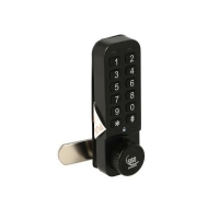 Zamek szyfrowy elektroniczny VIC pionowy do płyty max 12mm czarny