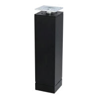 Noga meblowa NIKO 40x40x150mm aluminium czarna