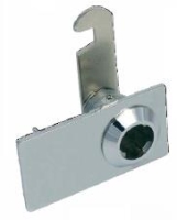 Zamek do drzwi szklanych SISO X916 chrom 4-6mm korpus